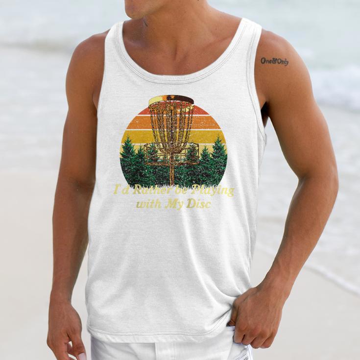 Id Rather Be Playing With My Disc Introvert Disc Golf Raglan Baseball Tee Unisex Tank Top Id Rather Be Playing With My Disc Introvert Disc Golf Raglan Baseball Tee Unisex Tank Top
