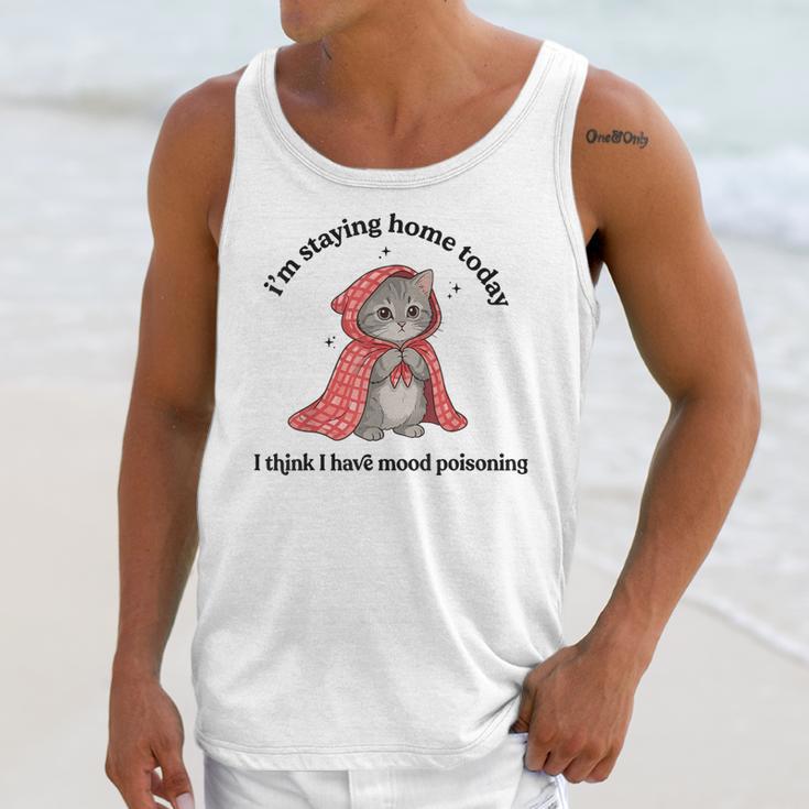 I’m Staying Home Today Cat Introvert Homebody Unisex Tank Top I’m Staying Home Today Cat Introvert Homebody Unisex Tank Top