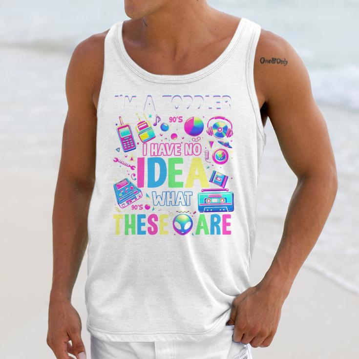 I'm A Toddler I Have No Ideas Retro Vintage 90s Nostalgia Unisex Tank Top I'm A Toddler I Have No Ideas Retro Vintage 90s Nostalgia Unisex Tank Top