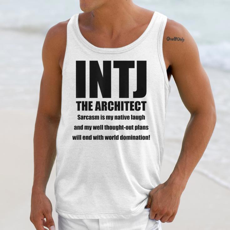 INTJ Architect Personality Introvert Sarcastic Unisex Tank Top INTJ Architect Personality Introvert Sarcastic Unisex Tank Top