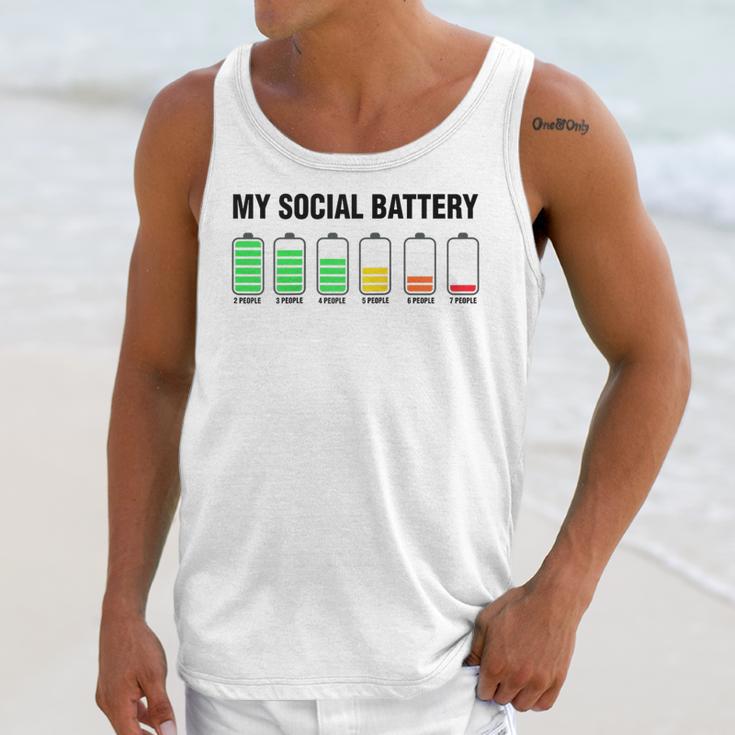 Introvert Cute My Social Battery Raglan Baseball Tee Unisex Tank Top Introvert Cute My Social Battery Raglan Baseball Tee Unisex Tank Top