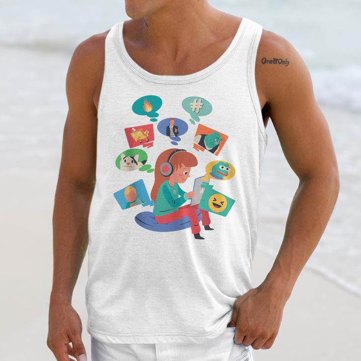 Introvert Meme Anti People Antisocial Meme Lovers Unisex Tank Top