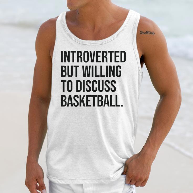 Introverted Basketball Player Basketball Introvert Unisex Tank Top Introverted Basketball Player Basketball Introvert Unisex Tank Top