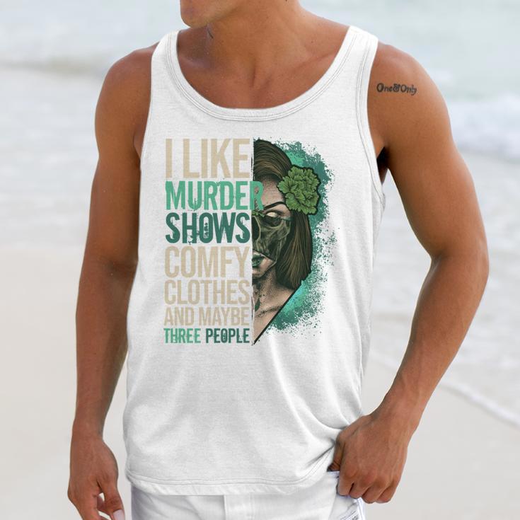 Introverted Murder Shows True Crime Lovers Introvert Unisex Tank Top Introverted Murder Shows True Crime Lovers Introvert Unisex Tank Top