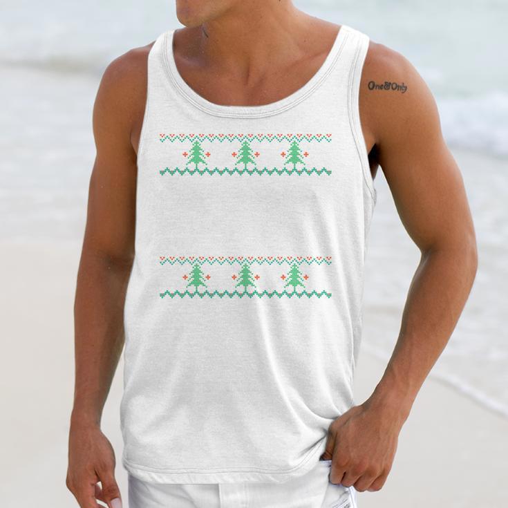 I Just Want To Go Home Ugly Anti Christmas Sweater Introvert Unisex Tank Top I Just Want To Go Home Ugly Anti Christmas Sweater Introvert Unisex Tank Top