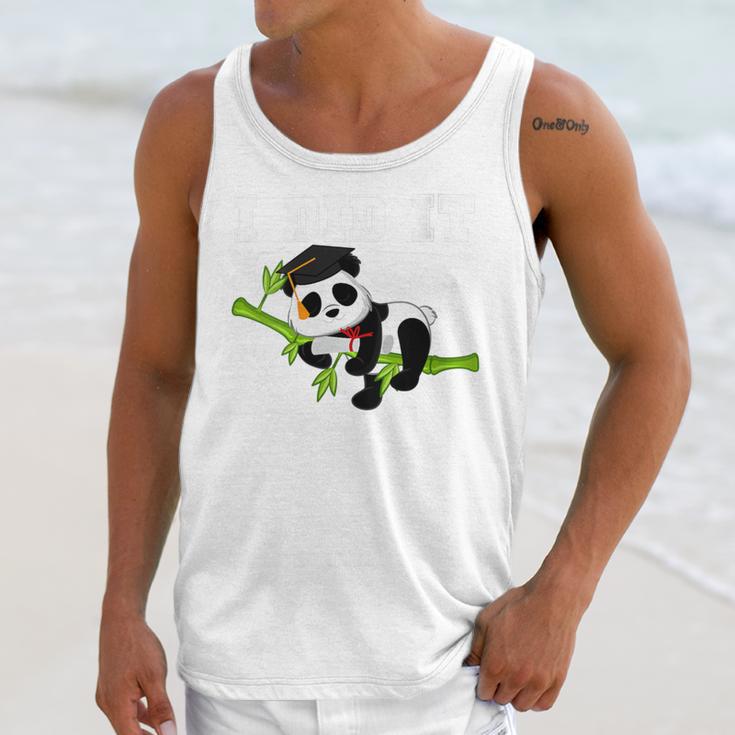I Did It Kawaii Panda With Graduation Cap Diploma Unisex Tank Top