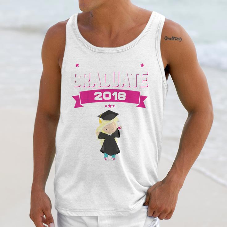 Kids Kindergarten Graduate 2018 Graduation Girls Unisex Tank Top