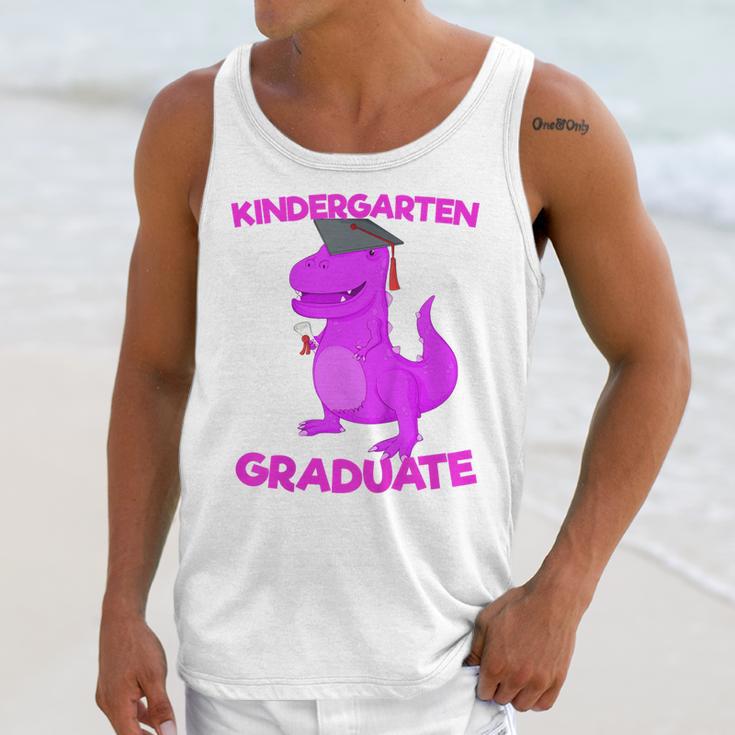 Kids Kindergarten Graduation Idea For Girls Dinosaur Unisex Tank Top