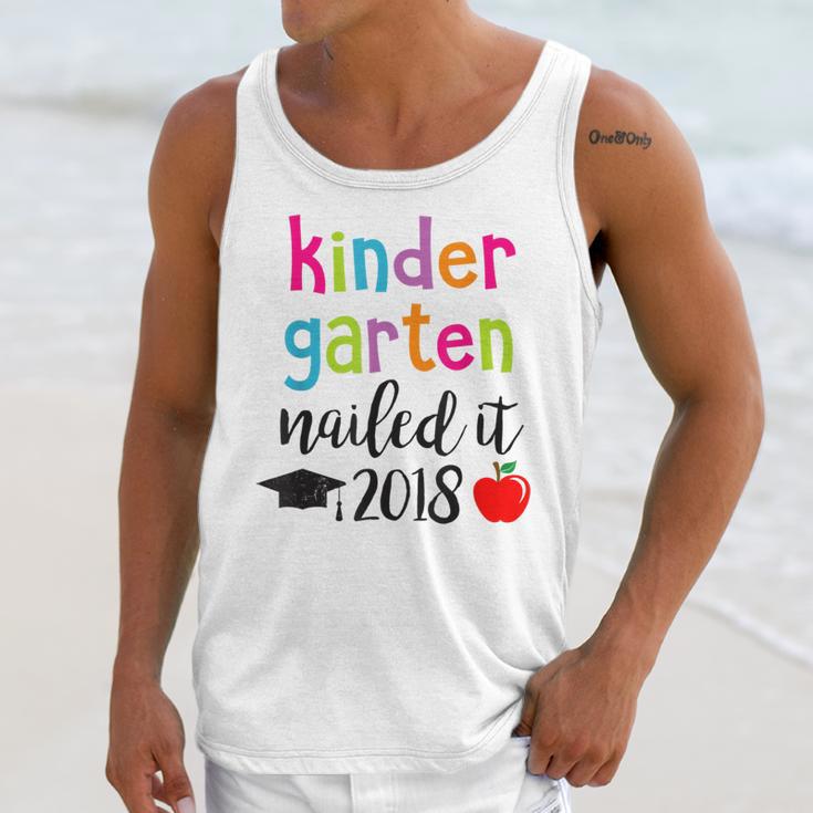 Kindergarten Nailed It 2018 Class Graduation T-Shirt Unisex Tank Top