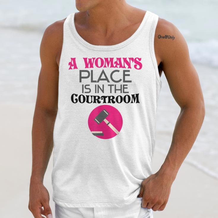 Lawyer Attorney Law School Graduation Female Women Unisex Tank Top