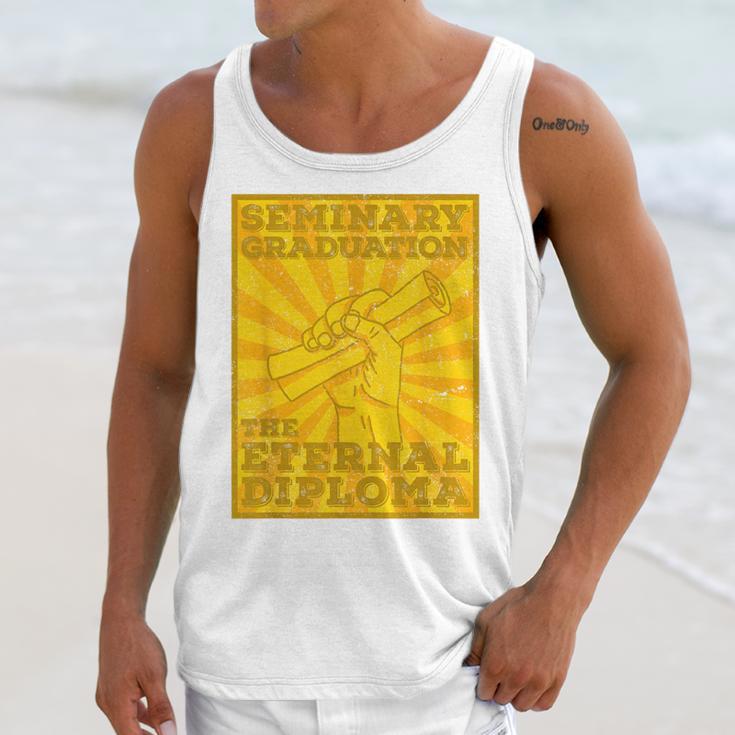 LDS Mormon Seminary Graduation Eternal Diploma Shirt Unisex Tank Top