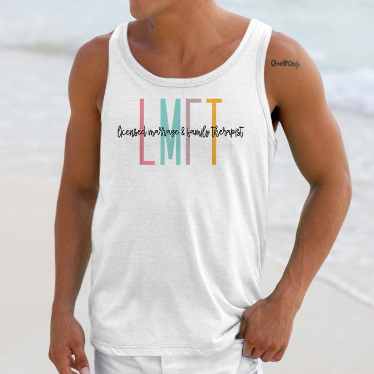 Licensed Marriage And Family Therapist LMFT Graduation Unisex Tank Top