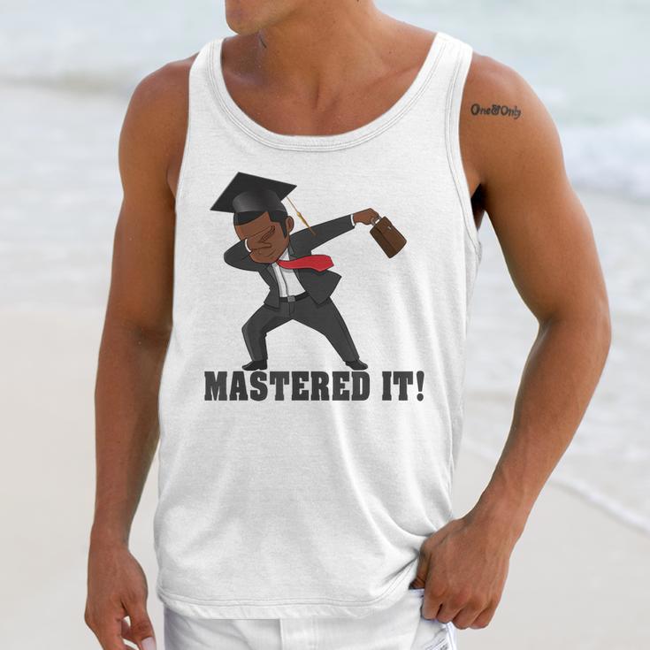 Masters Graduation Mastered It Dabbing Man Tee Unisex Tank Top