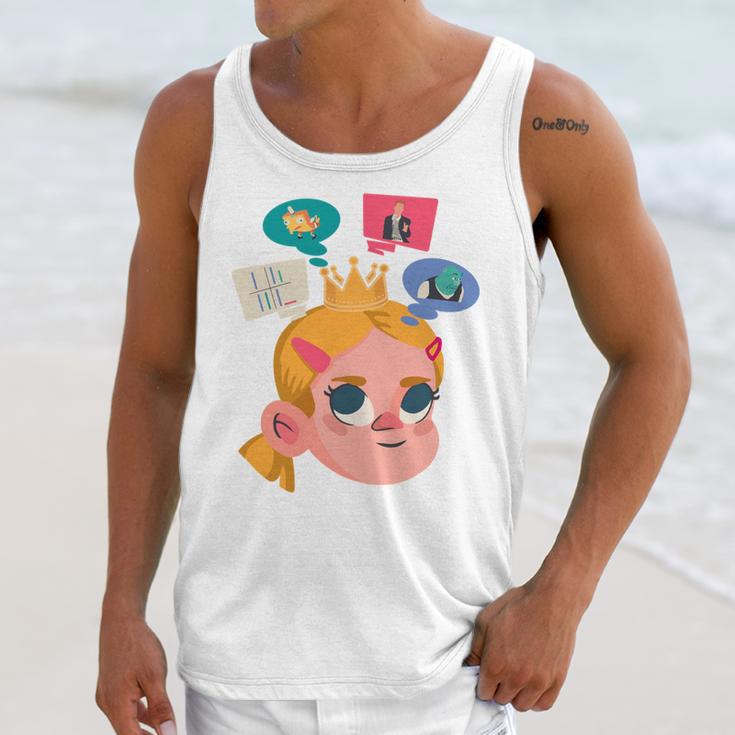 Meme Queen In Silence Introvert Anti People Antisocial Quiet Unisex Tank Top