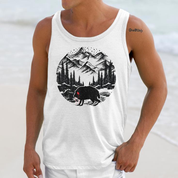 Monster Squonk In Forest Folklore Cryptid Introvert Unisex Tank Top Monster Squonk In Forest Folklore Cryptid Introvert Unisex Tank Top