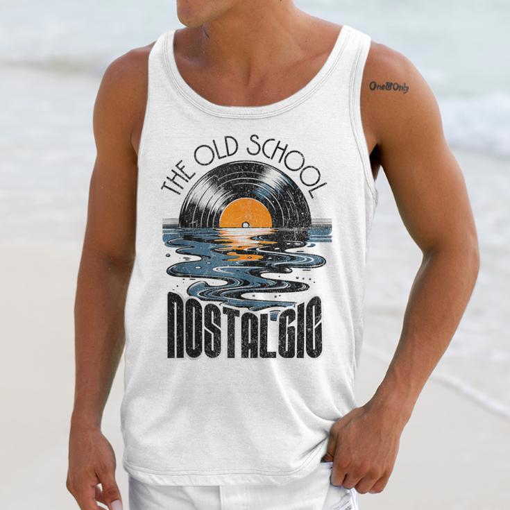 Music Old School Nostalgia Record Unisex Tank Top