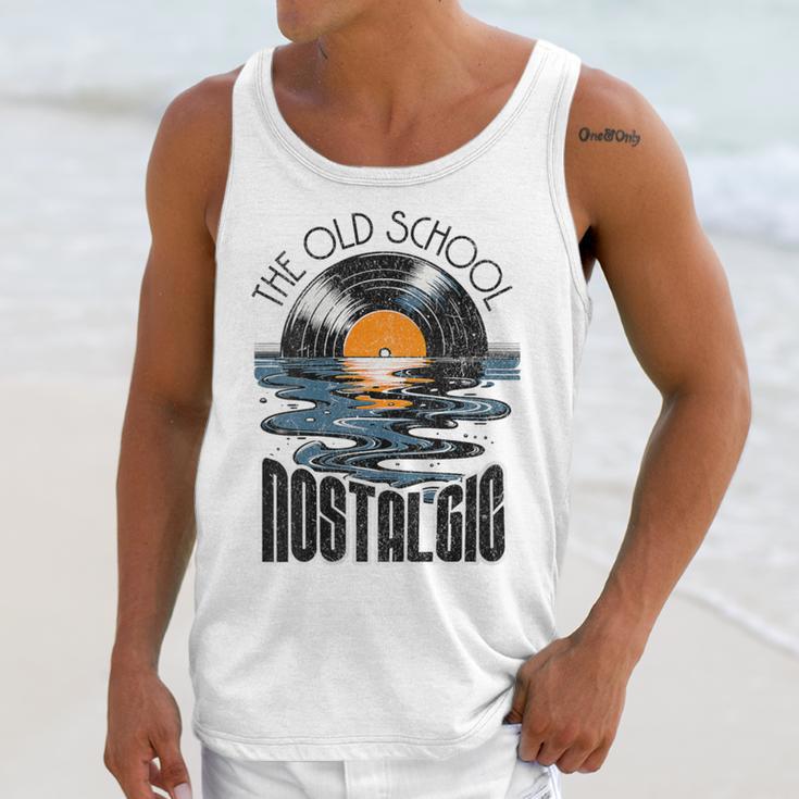 Music Old School Nostalgia Record Unisex Tank Top