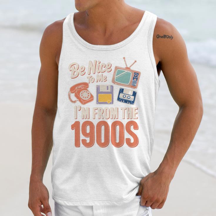Be Nice To Me I'm From The 1900s Premium Unisex Tank Top