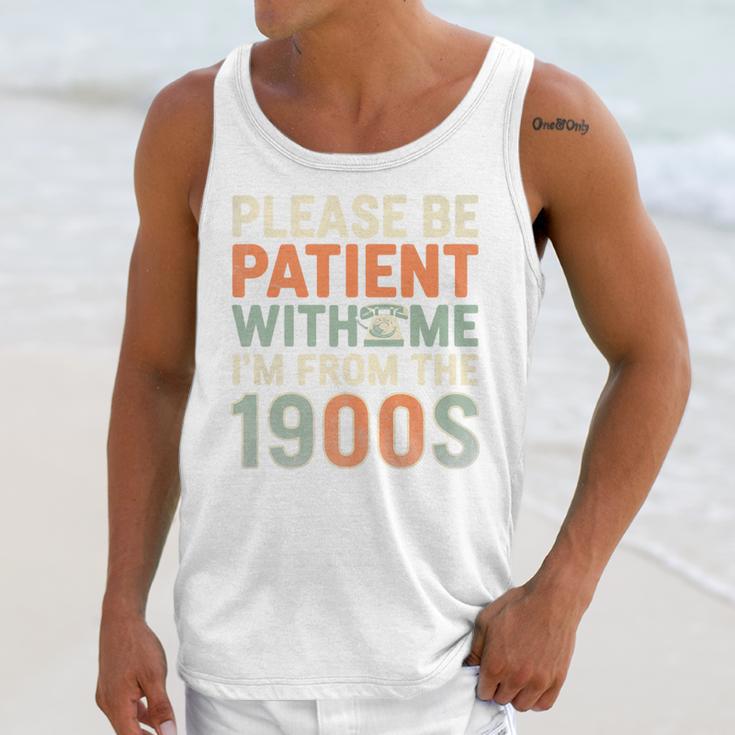 Old People Please Be Patient With Me I'm From The 1900s Premium Unisex Tank Top Old People Please Be Patient With Me I'm From The 1900s Premium Unisex Tank Top