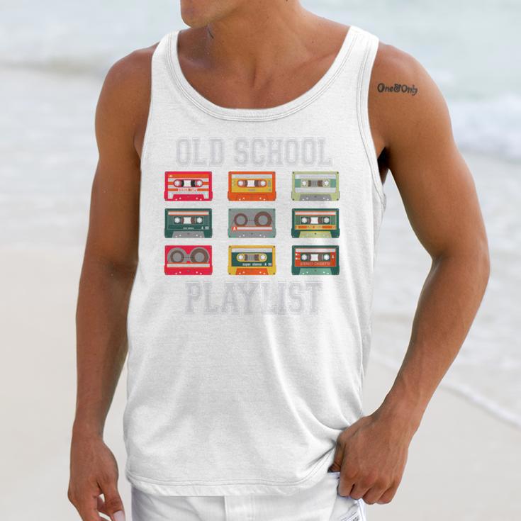 Old School Playlist Nostalgia Vibes Cassette Unisex Tank Top Old School Playlist Nostalgia Vibes Cassette Unisex Tank Top