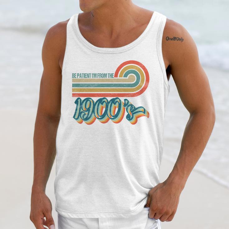 BE PATIENT I'M FROM THE 1900s RETRO SUNSET VINTAGE 90s Unisex Tank Top BE PATIENT I'M FROM THE 1900s RETRO SUNSET VINTAGE 90s Unisex Tank Top