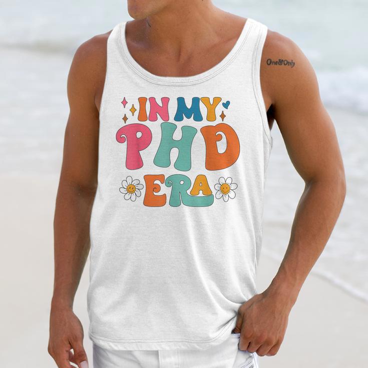 In My Phd Era Groovy Phd Graduation Future Doctor Unisex Tank Top