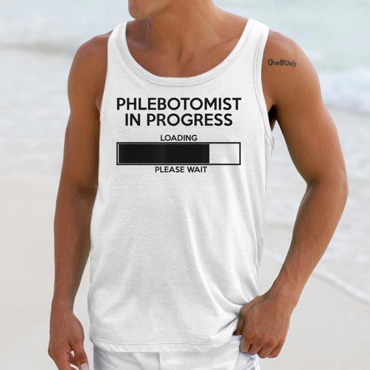 Phlebotomist In Progress Phlebotomy School Graduation Unisex Tank Top