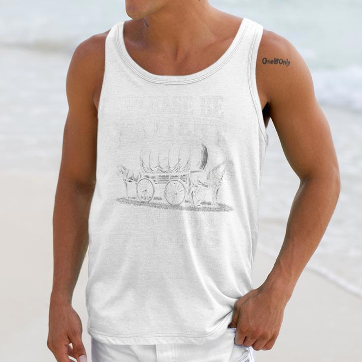 Playful Pace Humor Please Be Patient I'm From The 1900s Premium Unisex Tank Top