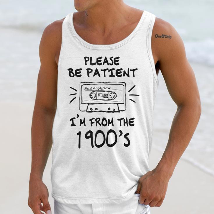 Please Be-Patient I'm From The 1900s Retro Cassette Tape Unisex Tank Top