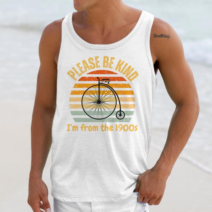 Please Be Kind I'm From The 1900s Penny Farthing Premium Unisex Tank Top