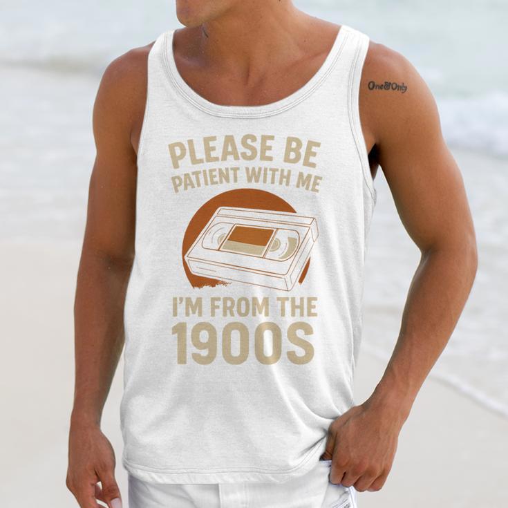 Please Be Patient I'm From The 1900s – Vintage Tape Premium Unisex Tank Top Please Be Patient I'm From The 1900s – Vintage Tape Premium Unisex Tank Top