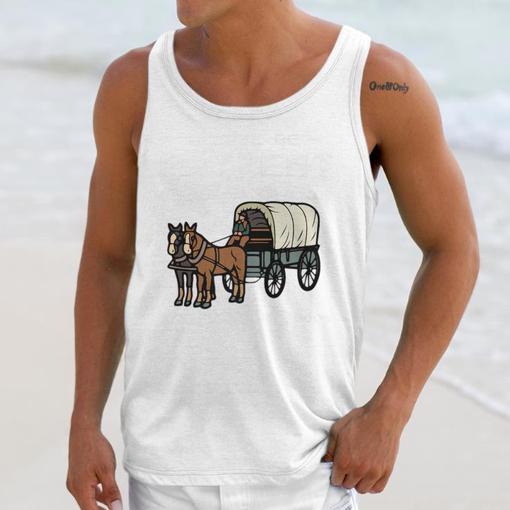 Please Be Patient I'm From The 1900s Amish Wagon & Vintage Premium Unisex Tank Top