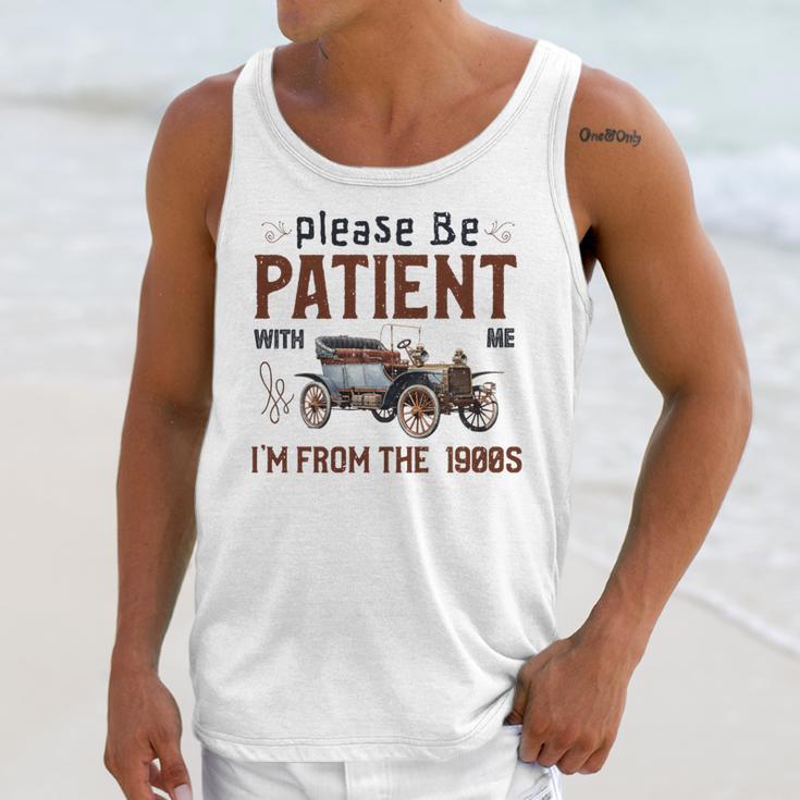 Please Be Patient I'm From The 1900s Antique Car Enthusiast Premium Tri-Blend Unisex Tank Top Please Be Patient I'm From The 1900s Antique Car Enthusiast Premium Tri-Blend Unisex Tank Top