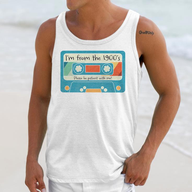 Please Be Patient With Me I'm From The 1900s Dad Premium Unisex Tank Top