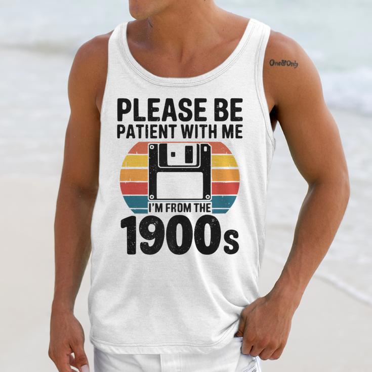Please Be Patient With Me I'm From The 1900s Floppy Disk Premium Unisex Tank Top Please Be Patient With Me I'm From The 1900s Floppy Disk Premium Unisex Tank Top