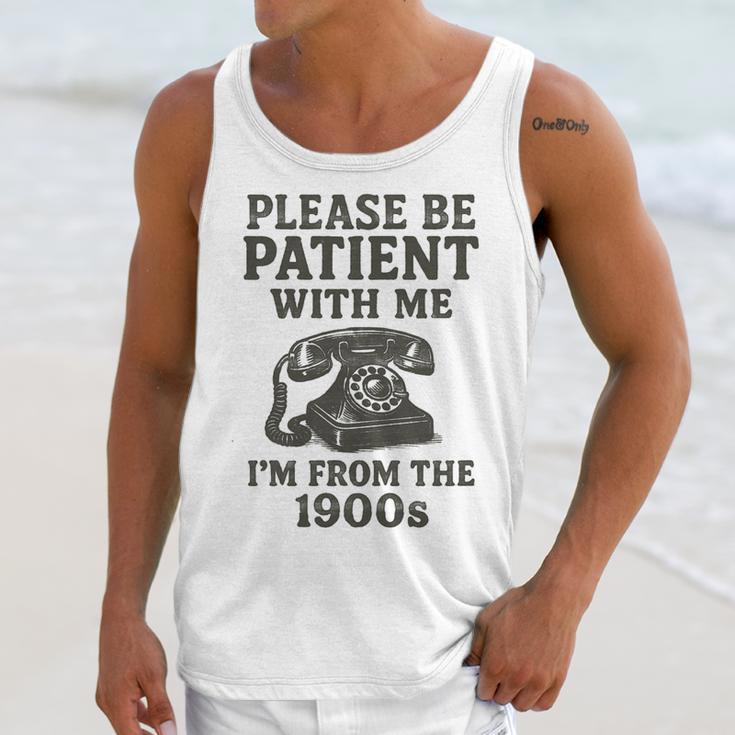 Please Be Patient With Me I'm From The 1900s Funny Premium Tri-Blend Unisex Tank Top Please Be Patient With Me I'm From The 1900s Funny Premium Tri-Blend Unisex Tank Top