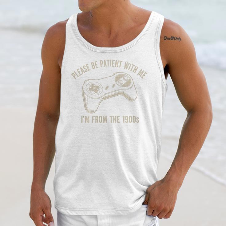 Please Be Patient With Me I'm From The 1900s Gamer Premium Tri-Blend Unisex Tank Top Please Be Patient With Me I'm From The 1900s Gamer Premium Tri-Blend Unisex Tank Top