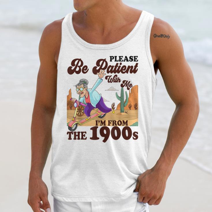 Please Be Patient With Me I'm From The 1900s Gen X Boomer Unisex Tank Top