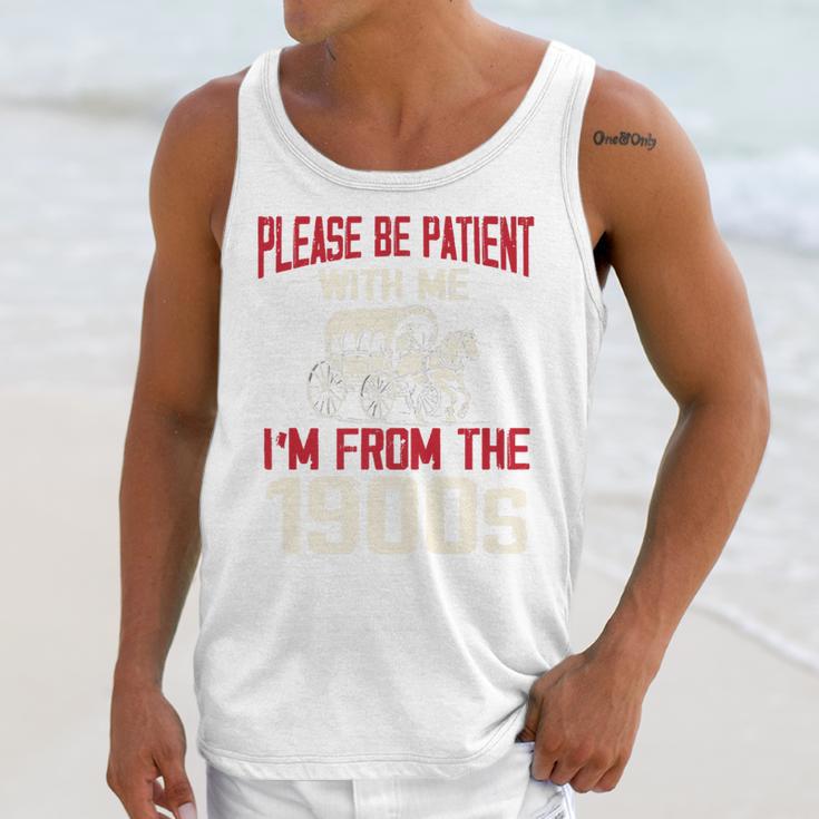 Please Be Patient With Me I'm From The 1900s Grandma Grandpa Premium Unisex Tank Top