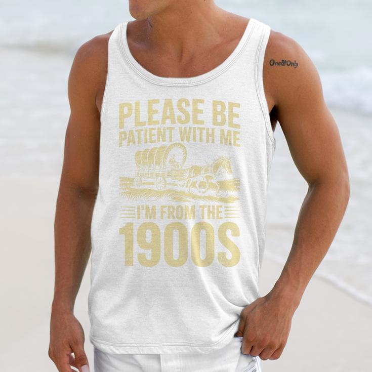Please Be Patient I'm From The 1900s Over The Hill Premium Unisex Tank Top Please Be Patient I'm From The 1900s Over The Hill Premium Unisex Tank Top