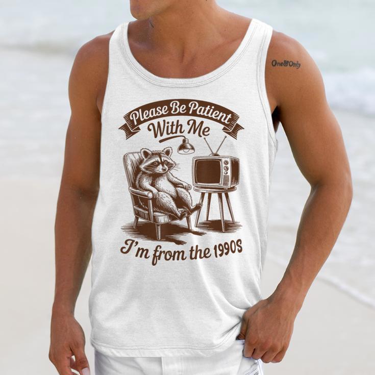 Please Be Patient With Me I'm From The 1900s Raccoon Vintage Unisex Tank Top Please Be Patient With Me I'm From The 1900s Raccoon Vintage Unisex Tank Top