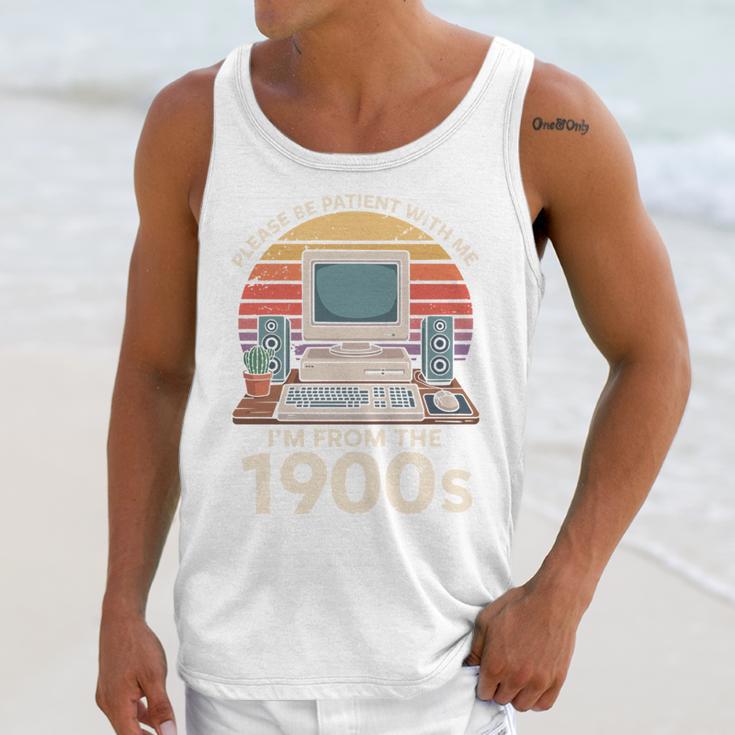 Please Be Patient I'm From The 1900s Retro Computer Geek PC Unisex Tank Top Please Be Patient I'm From The 1900s Retro Computer Geek PC Unisex Tank Top