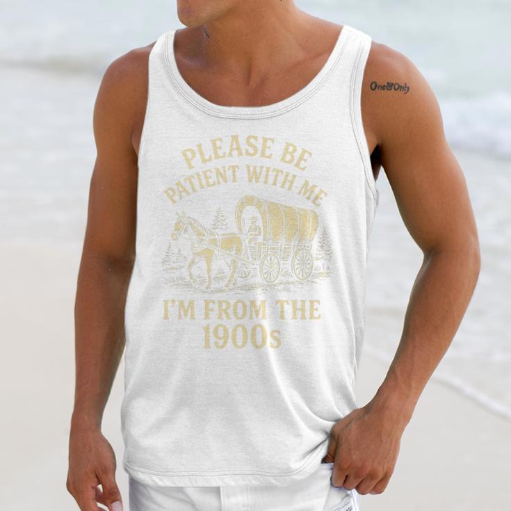 Please Be Patient With Me I'm From The 1900s Retro Premium Unisex Tank Top Please Be Patient With Me I'm From The 1900s Retro Premium Unisex Tank Top