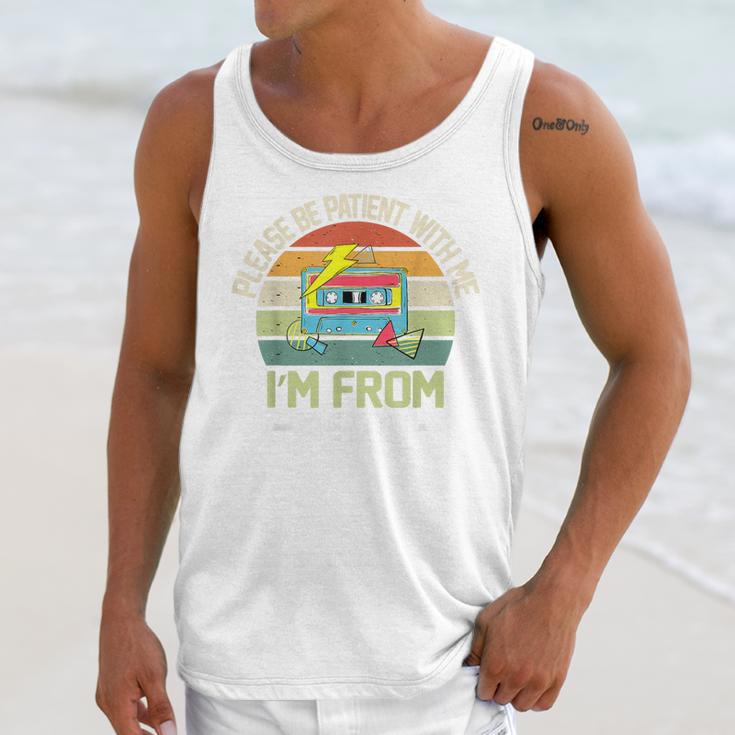 Please Be Patient With Me I'm From The 1900s Vintage Cassett Unisex Tank Top