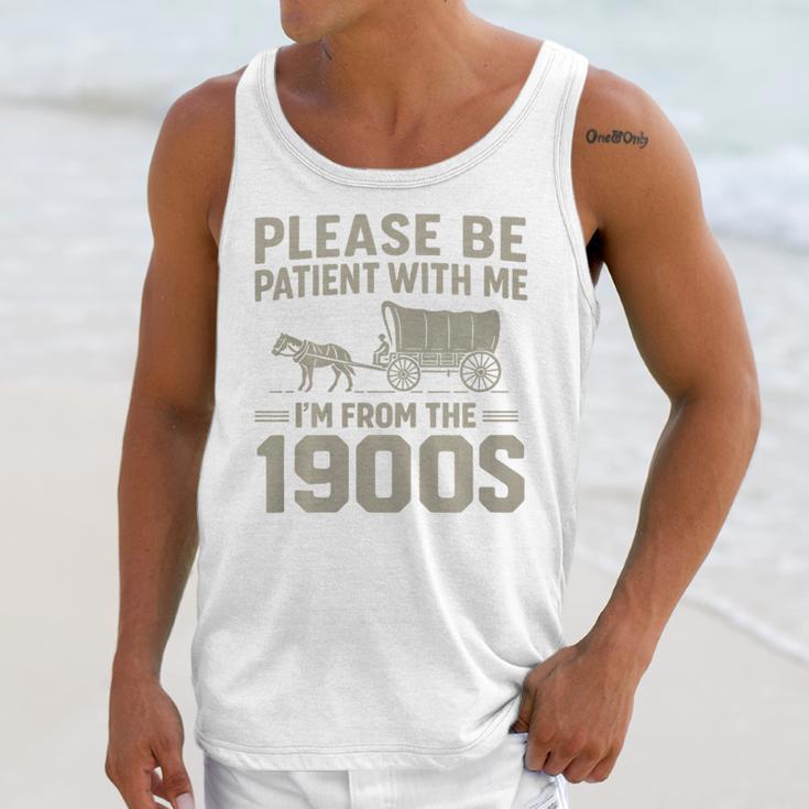 Please Be Patient I'm From The 1900s Vintage Over The Hill Premium Tri-Blend Unisex Tank Top Please Be Patient I'm From The 1900s Vintage Over The Hill Premium Tri-Blend Unisex Tank Top