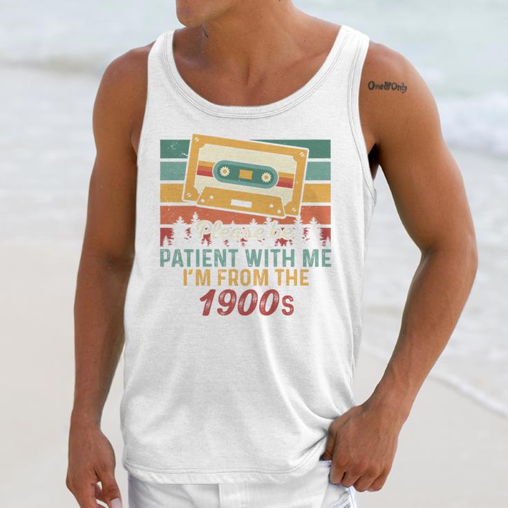 Please Be Patient-With Me I'm From The 1900s Retro Music Premium Unisex Tank Top