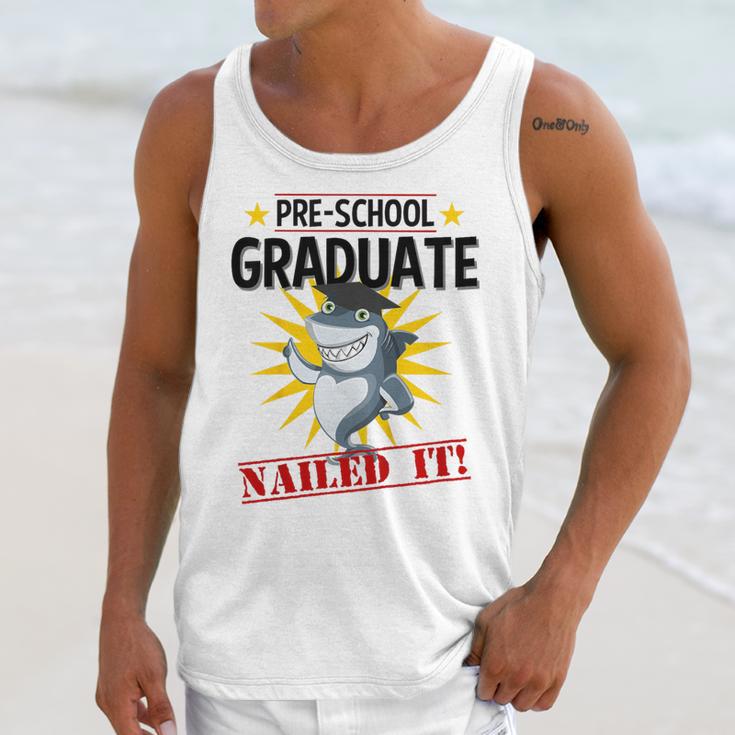 Pre K Nailed It Shirt 2019 Shark Graduation TShirt Unisex Tank Top
