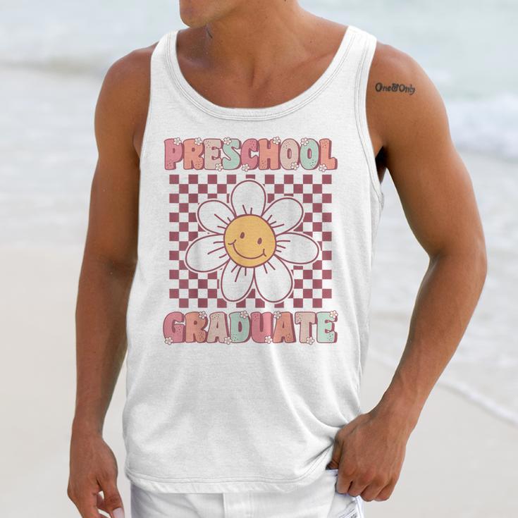 Preschool Graduation Graduate Cute Groovy Last Day Of Pre K Unisex Tank Top