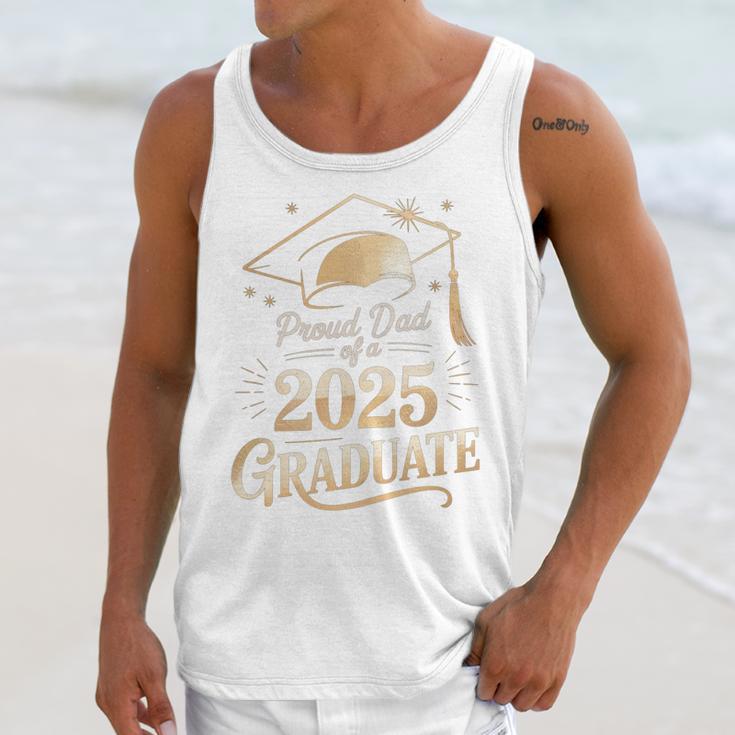 Proud Dad Of a 2025 Graduate Class Of 2025 Graduation Dad Unisex Tank Top