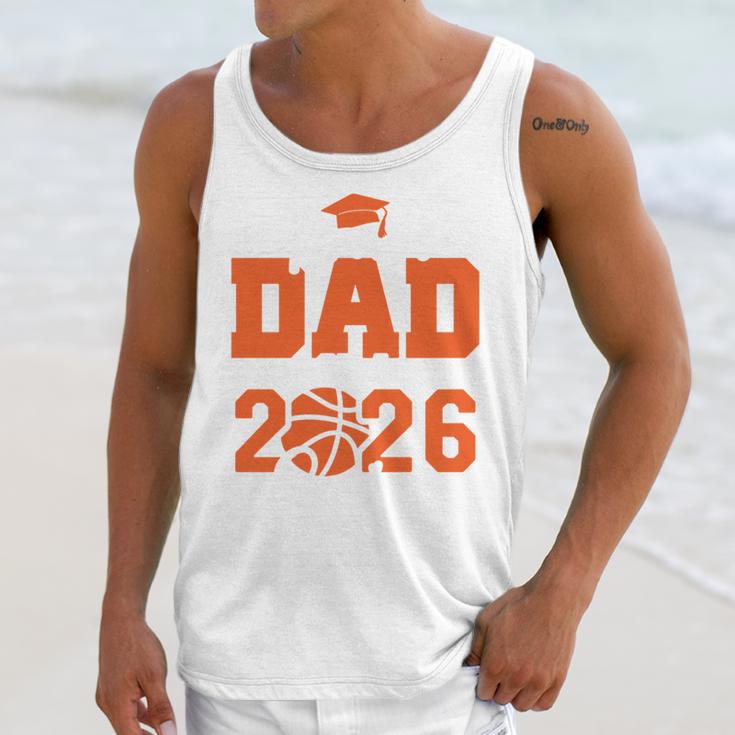 Proud Dad Of A 2026 Senior Basketball Graduation Family Unisex Tank Top